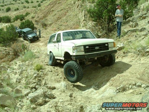 this is dons canyon, it tears tires and has a nice bronco eating rut that gives me problems with my lack of a locker