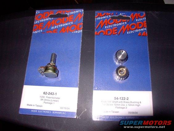 This dims the pod gauges on the already dimmed stock gauge cicuit , as the aftermarket gauges are brighter than stock 86 gauges and distract night vision.  Want them bright ? turn it up.