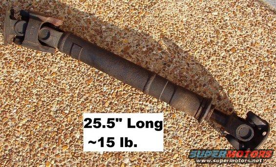 d2dshaft.jpg SOLD D2 front driveshaft with 1 bad u-joint