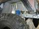 1995 Ford Bronco - Custom suspension components visible on an off-road vehicle, including a blue coil spring.