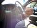 2000 Ford Crown Victoria - The interior of a 2000 Ford Crown Victoria is visible, the dashboard and steering wheel.