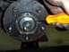 1983 Ford Bronco - Fold the lock ring outward over a flat of the outer nut & hammer it tight & flat. The rotor should have been on the hub already. I had to b…