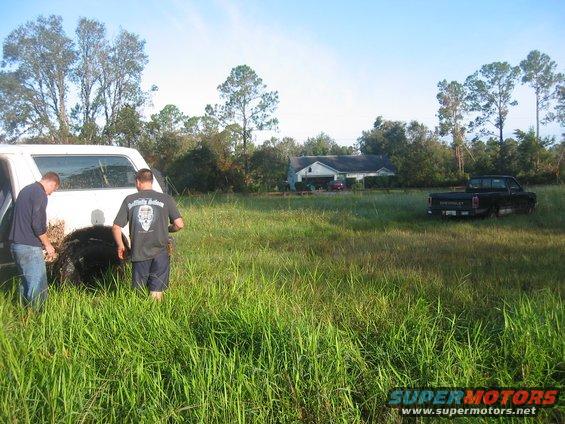 img_0124.jpg Well they werent anywhere near where I was stuck...the fire department, a flight medic, 2 deputies, and 3 Highway Patrol officers later, we find them about 2 miles away...which proves that they had no idea where they were. Every time a emergency vehicle pulled up they laughed their ass off and broadcast our story on the air, which made other people stop by to "check things out". Oh yea, and a S10 pulled us out...