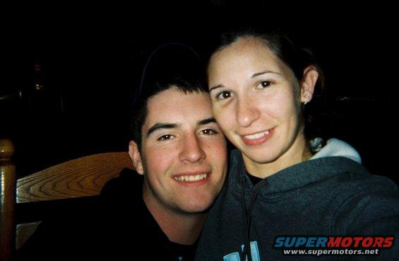 Man and woman smiling for a selfie