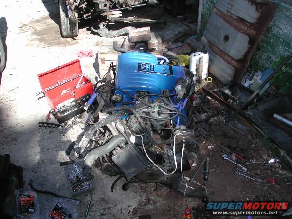 Engine from my Crown Vic going into the TC