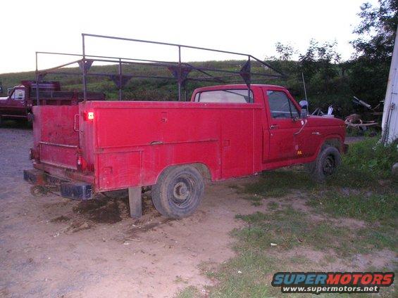 I'm going to be putting a wooden flat bed on it and I'm painting the truck black