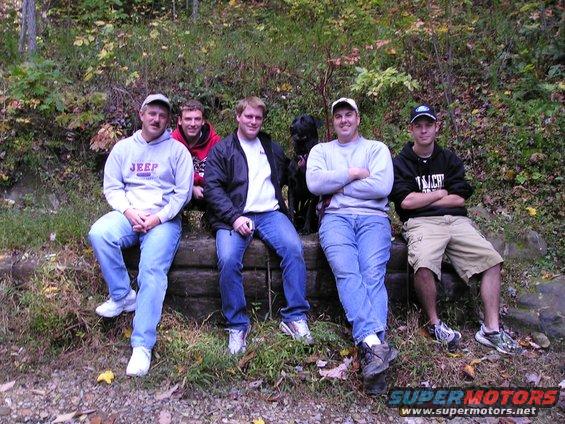 p1010074.jpg Tim, John, Oscar, Molly, Jon, Me