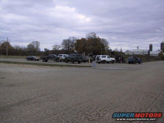 White 1993 Ford Bronco parked in a lot with other vehicles