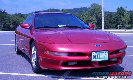 Red 1996 Ford Probe front view with Virginia license plate