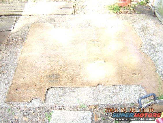 rear carpet