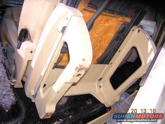 passenger side seat brackets