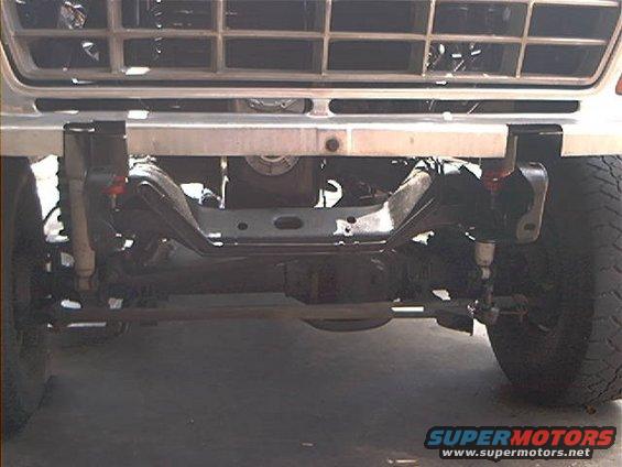 1979 Ford Bronco front grille and suspension components visible