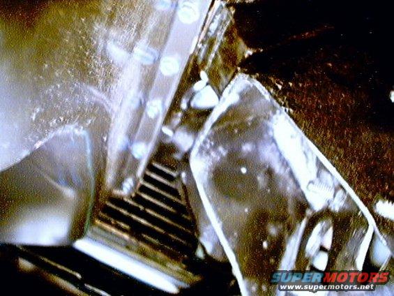 1979 Ford Bronco grille and headlight assembly