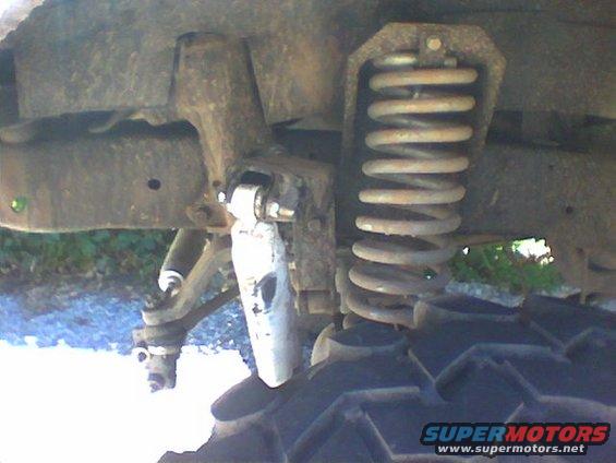 Bent shock mount the first time.
