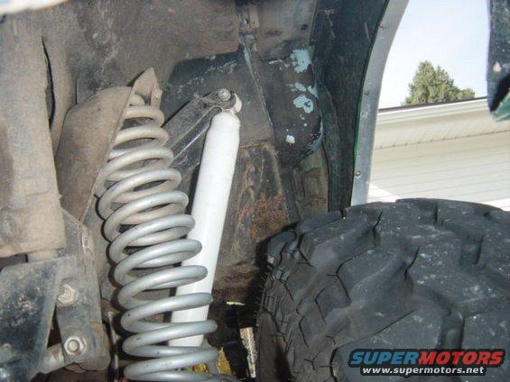 Bent shock mount the second time.