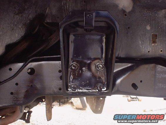Assembled front axle part on black frame