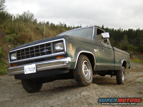 1983 Ford Ranger pickup truck parked on a dirt road