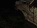 1989 Ford Bronco - This vehicle appears to be stuck in a muddy, overgrown area at night.