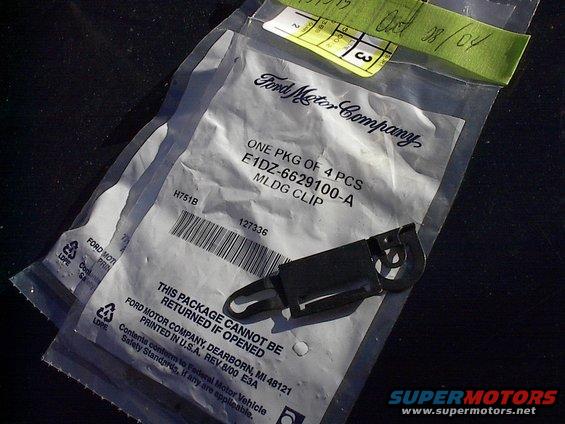 im002206.jpg They made 7 million plus 80-86 Ford trucks and every windshield needs 9 of these at the bottom.  My local Ford parts guys came through, but they said they're almost extinct. Get em' while you can as they're kinda specialized. E1DZ-6629100-A  (4 clips per bag).