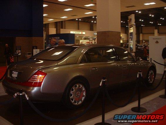 autoshow20.jpg 2005 MayBack 62 built by Mercedes-Benz. Worth about $3,570,000.