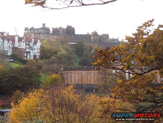 36-edcastle.jpg Edinburgh Castle, looking across the Princess Gardens.
