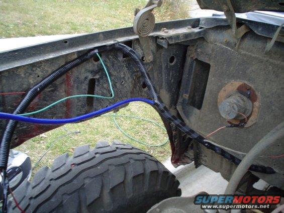 underhood wiring.  I cleaned and conduited all the wires.  I still need to purchase a 150A fuze and megafuze holder.  The only source I have for one is a car audio store, its gonna run me about 25 bucks for the fuze.