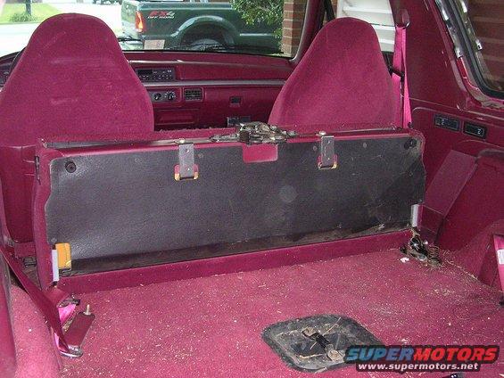 The spacious albeit filthy interior