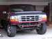 Making way for new bumper.  Notice the lean on the passenger side
