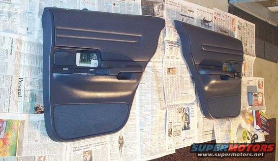 door-panels-removed.jpg The door panels, awaiting the installation of the courtesy lamps. 