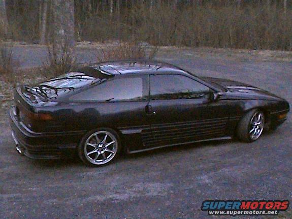 This is an older picture of when the car had rims on it