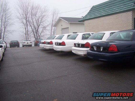 These vehicles have not been prepped for sale.