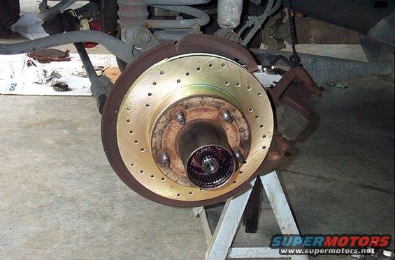 Installed new inner and outer wheel bearings while I was at it.