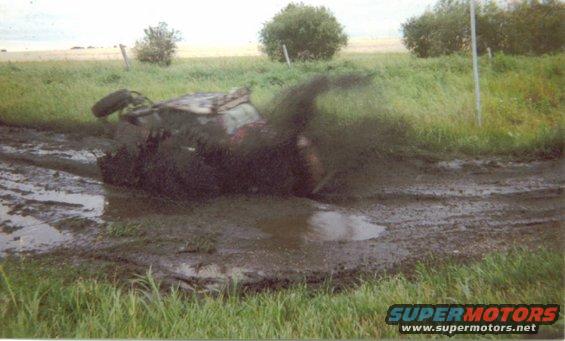 what mud? Not stuck yet!  1st yr. pic