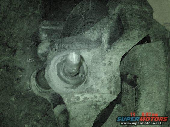 D44 8-lug knuckles, close-up view