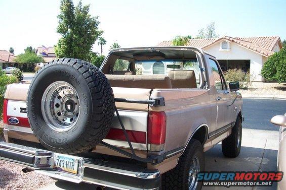 My bronco with the shell off