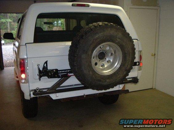 Initial build of tire rack