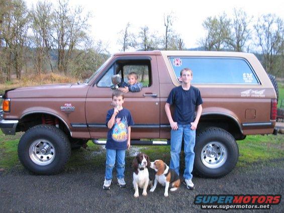 All my boys, ready to go wheelin'!