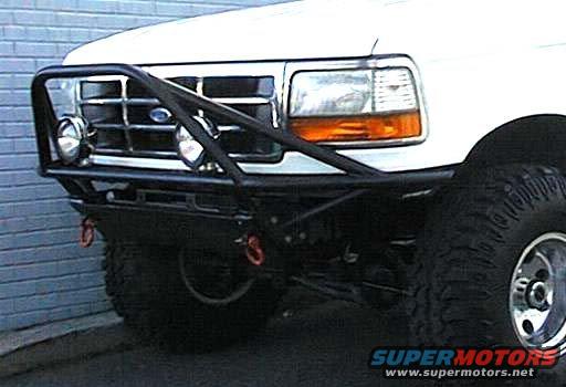 Here's a shot of the front bumper
