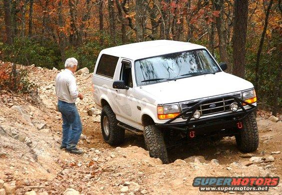 Bruce giving advice on how to get outta the mess on the hillclimb on daniel