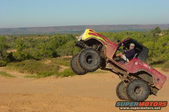 Jeff playing on the dunes in Oklahoma