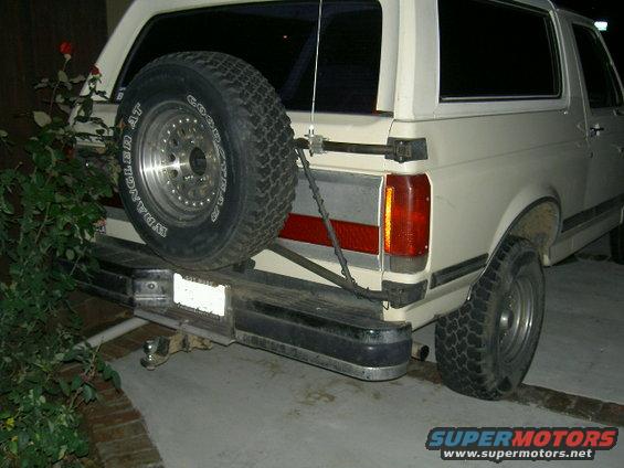 New back bumper.
