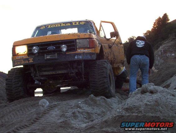 We had minor problems with the test run on Tonka II