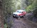 1982 Ford Bronco - I got snatched backwards upto here, then used the winch to do a u-turn, with the help from Joe, one of the guys do comps with.