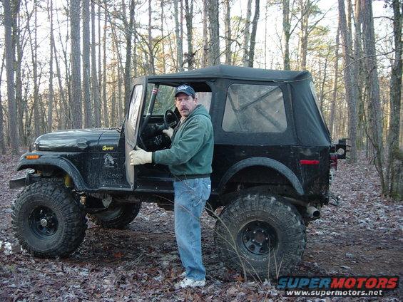 Denys just found out he is driving a jeep not a bronco.