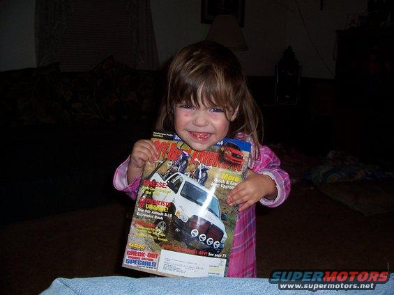 This is my 3yr old daughter.  A future 4 wheeler.
