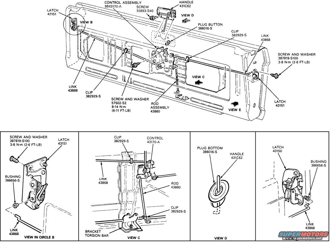 Tailgate Release Handle - Ford Bronco Forum wiring diagram for 1998 blazer rear lift gate 