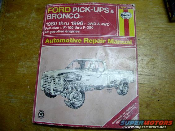 img_0173.jpg At $9.99 CDN the Haynes manual is not only the best deal, it runs circles around the poorly illustrated Chilton manual (which I've perused and didn't feel was worth owning).  Getting used Ford manuals is tough and Helm is charging an arm and a leg for them.
