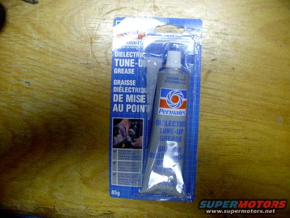 img_0012.jpg Dielectric grease is for more than just spark plug wire boots. It is great for stuffing male and female connectors full of to prevent corrosion and promote conductivity.  A tube will last years.