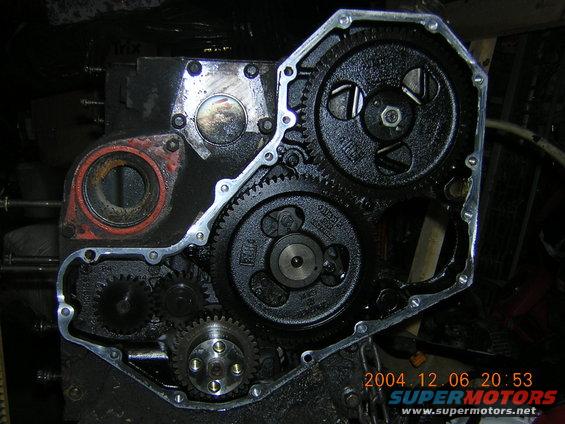 Engine timing gears with visible text and date stamp 2004.12.06