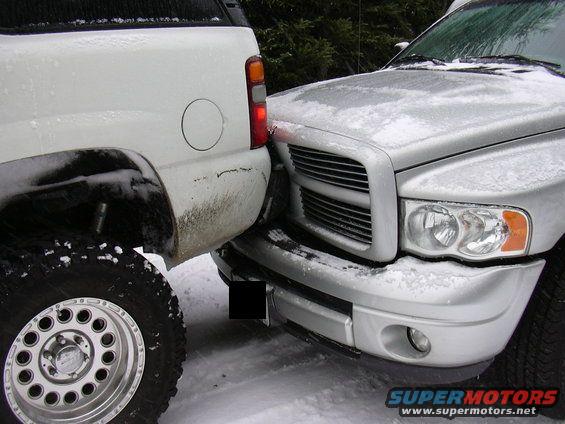 Very few vehicles were spared sheet metal damage on this run.